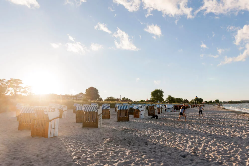 Haffkruger Strand am Abend