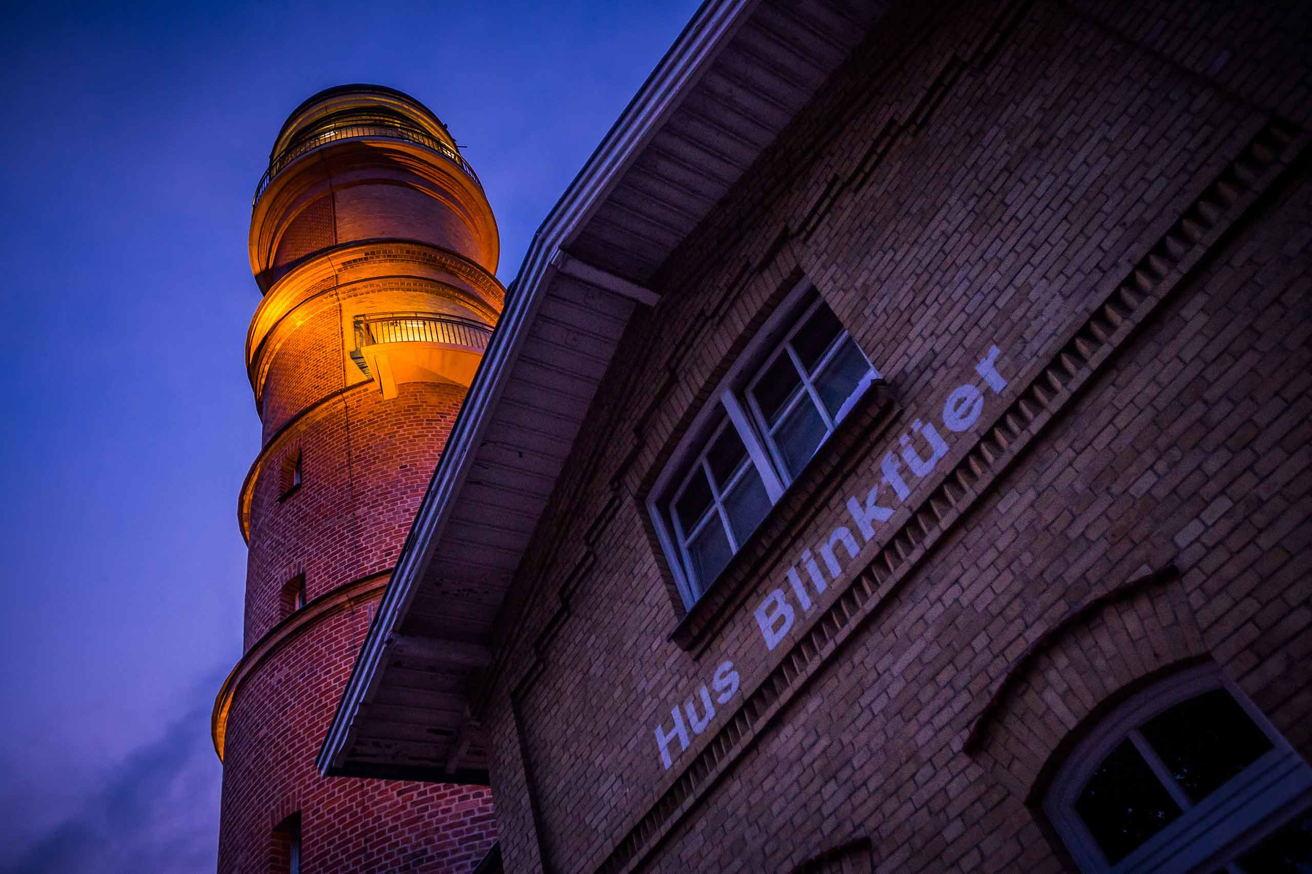 Der alte Leuchtturm Hus Blinkfür 