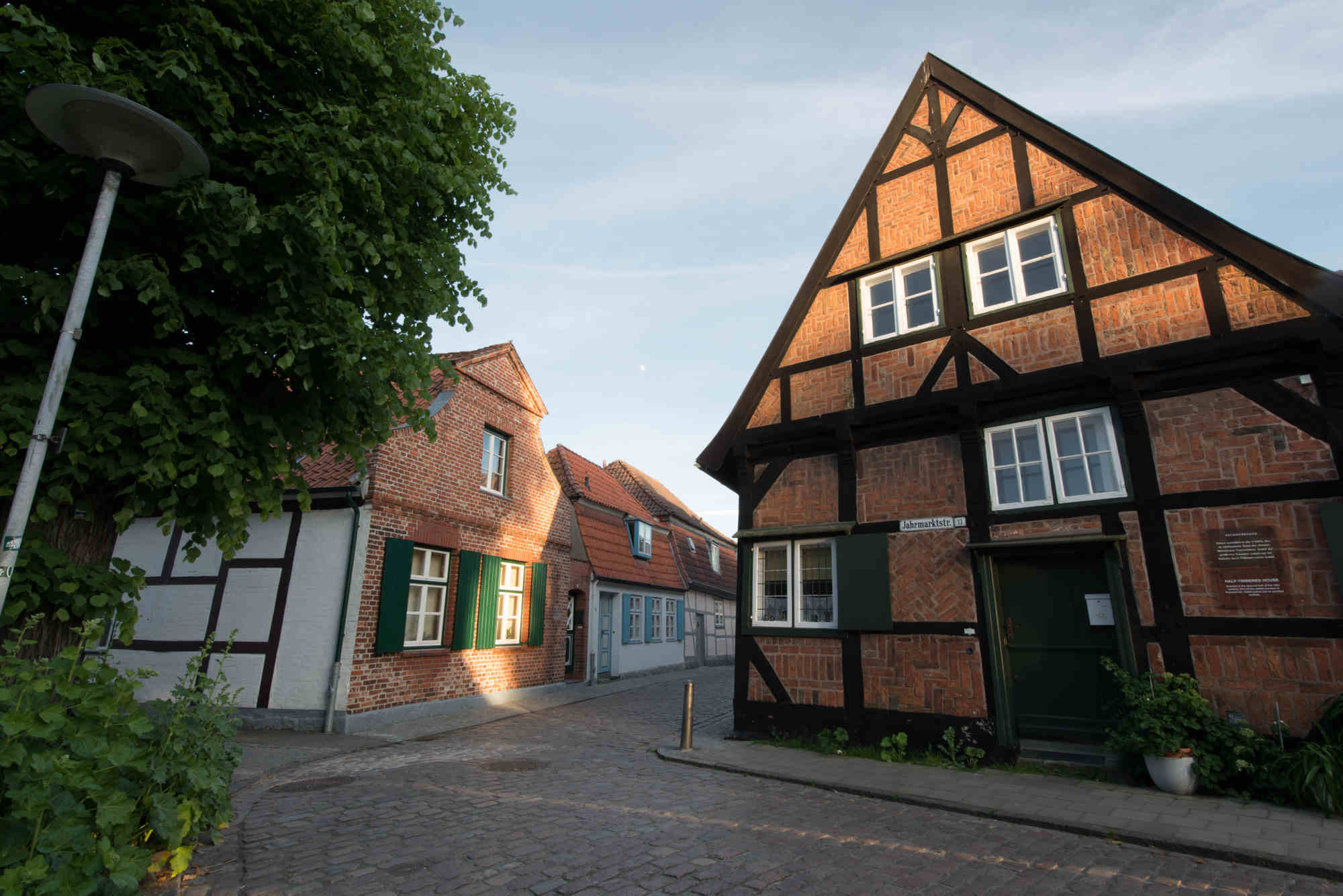 Fachwerkhäuser in der Altstadt von Travemünde