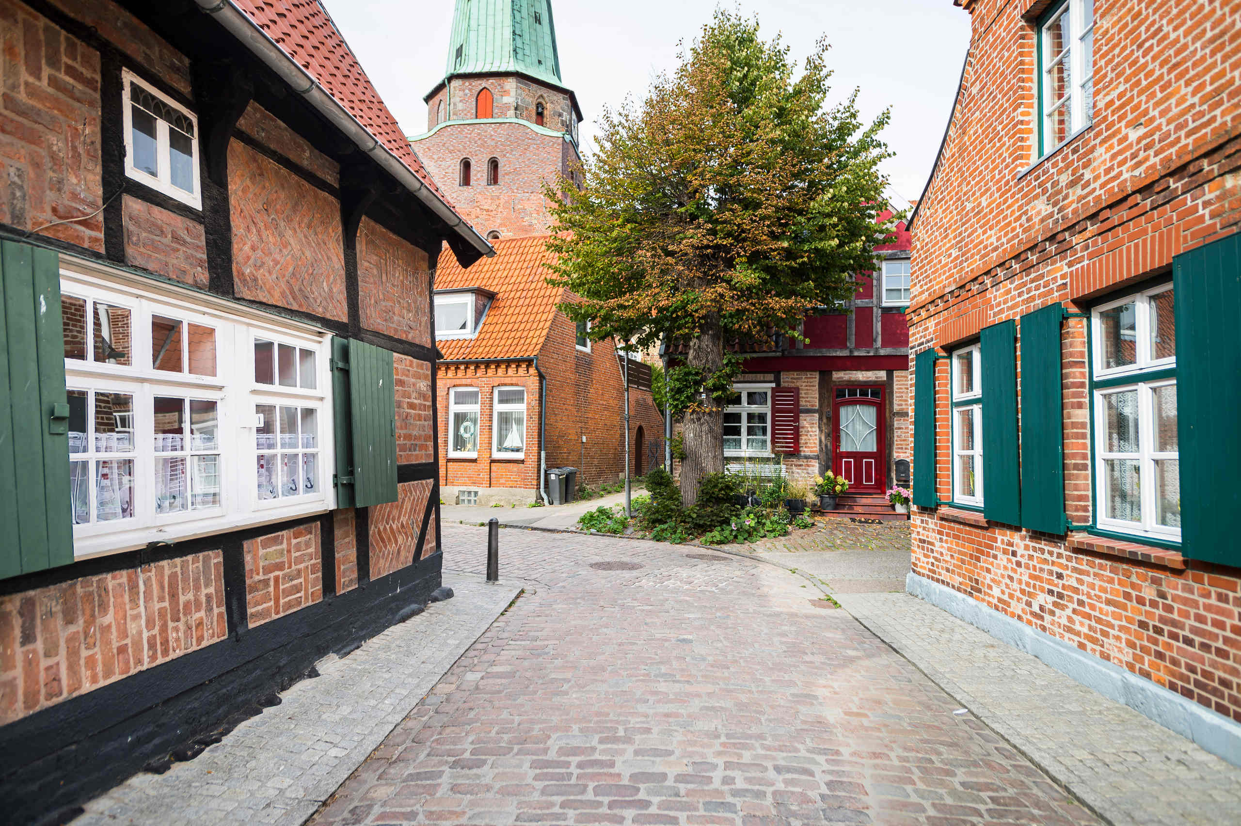 Torstraße in der Altstadt von Travemünde