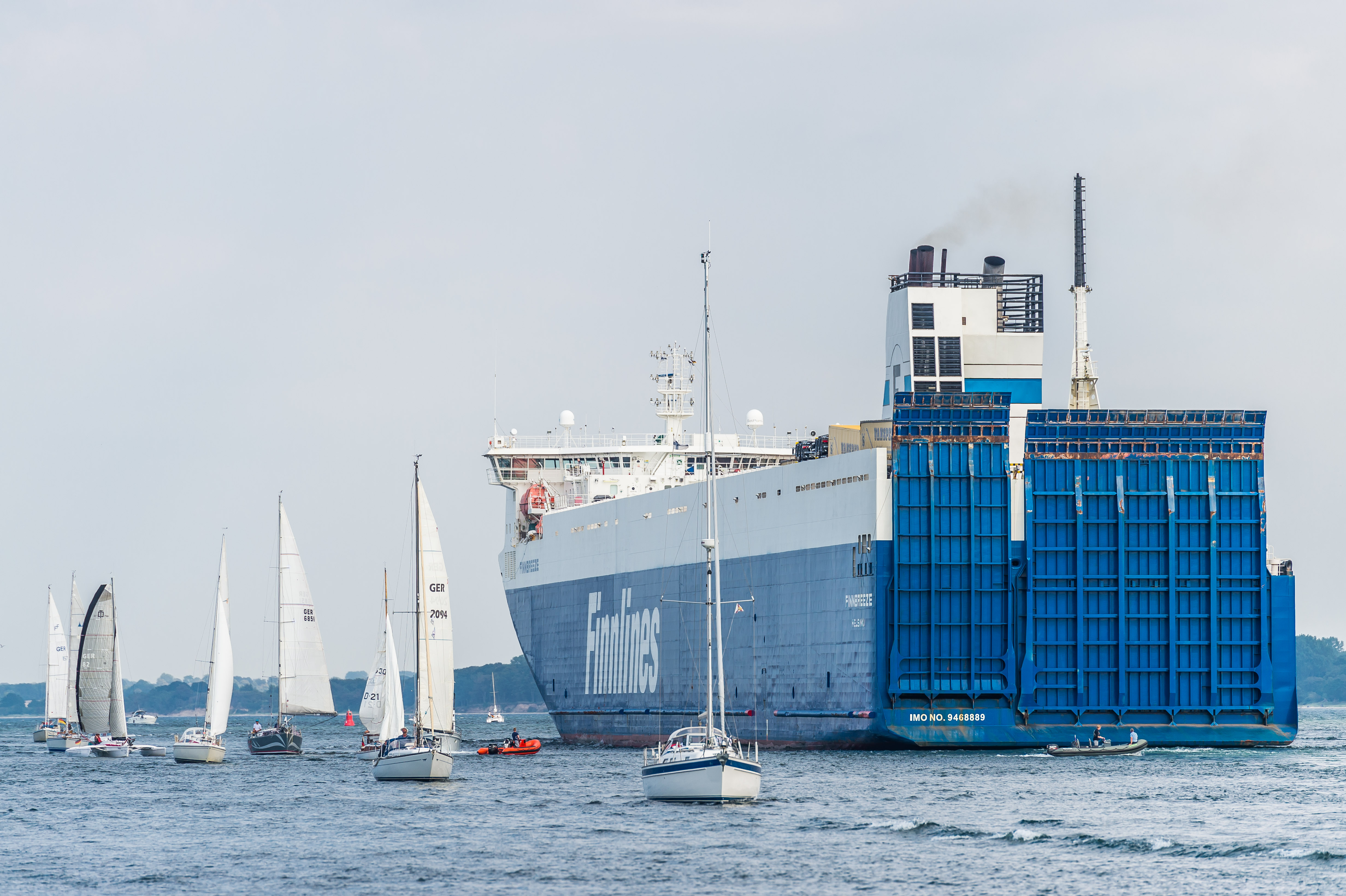 Schiffe der Finnlines in Travemünde