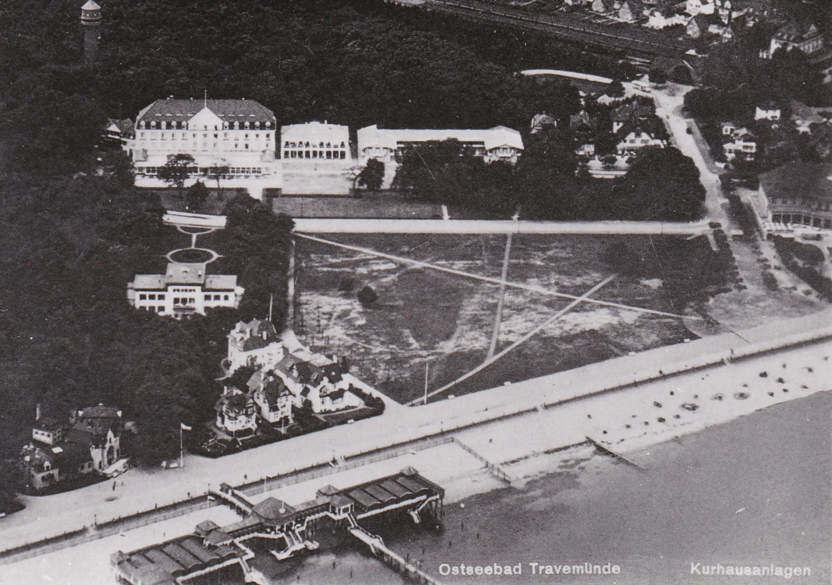 Alte Ansicht Seebadtradition aus der Sammlung Rolf Fechner